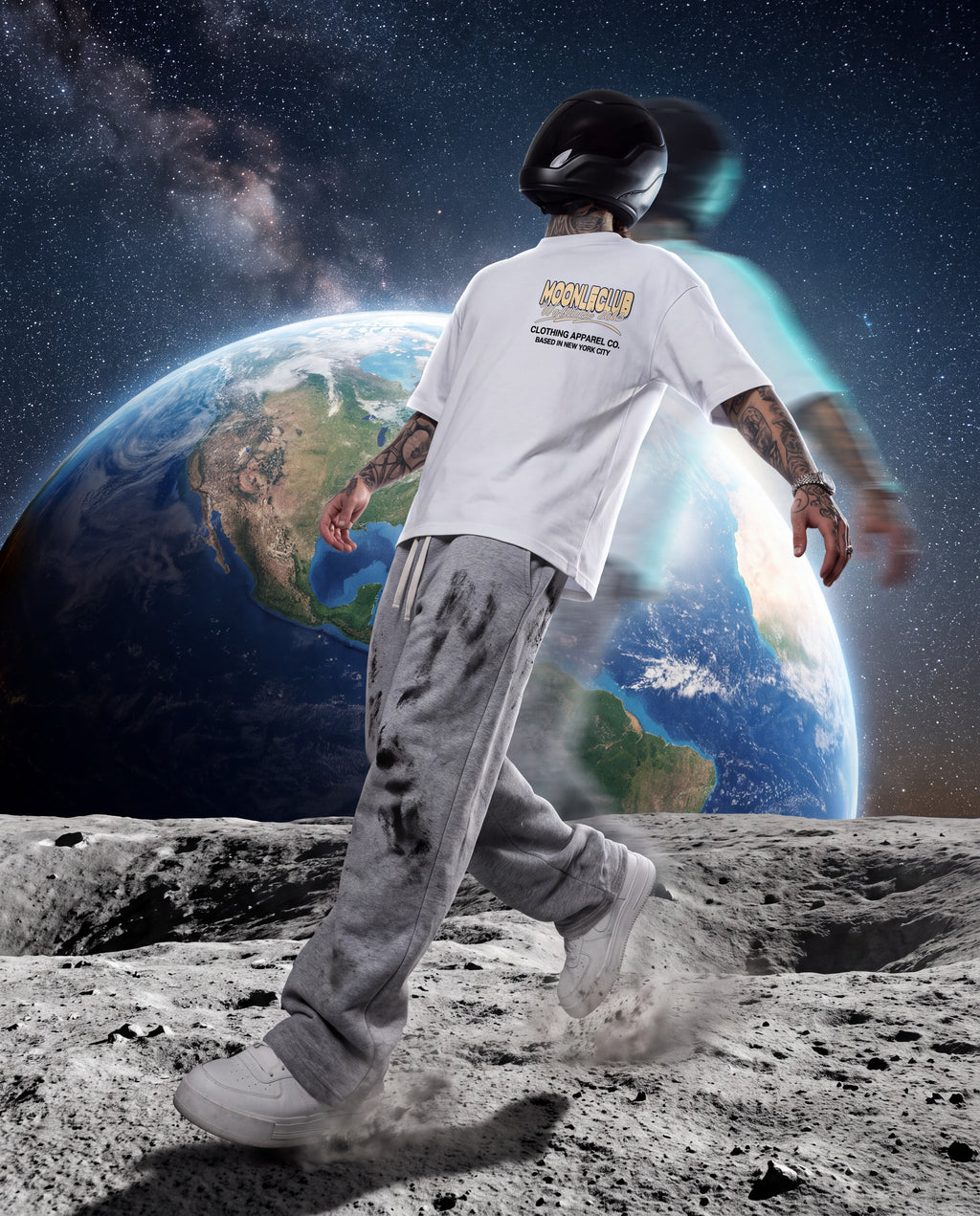 ONCE IN A BUCK MOON GRAPHIC (WHITE) TEE