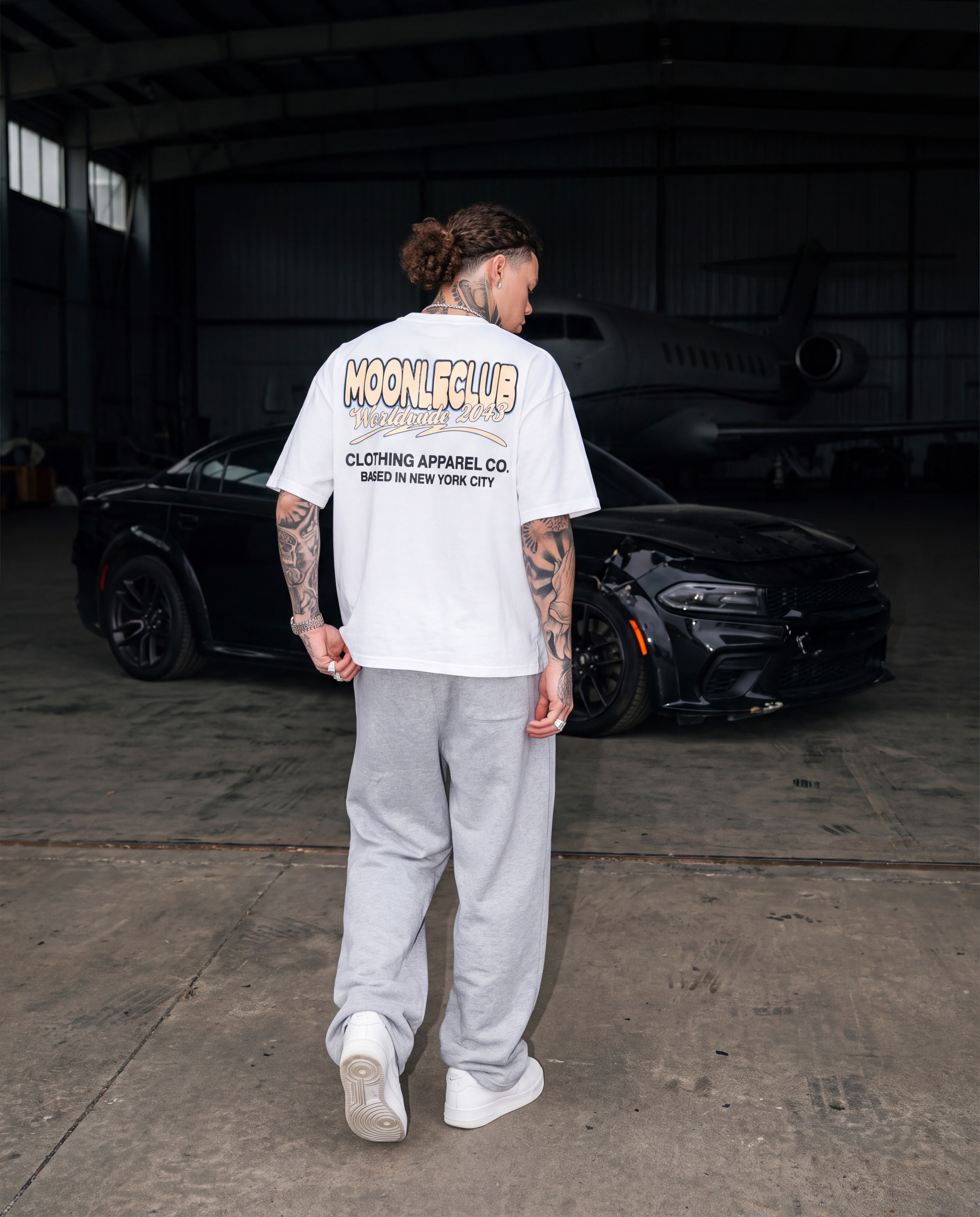 ONCE IN A BUCK MOON GRAPHIC (WHITE) TEE
