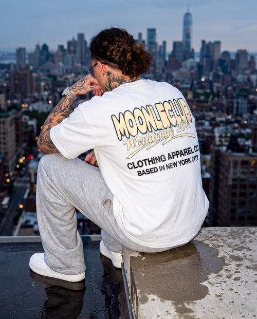 ONCE IN A BUCK MOON GRAPHIC (WHITE) TEE