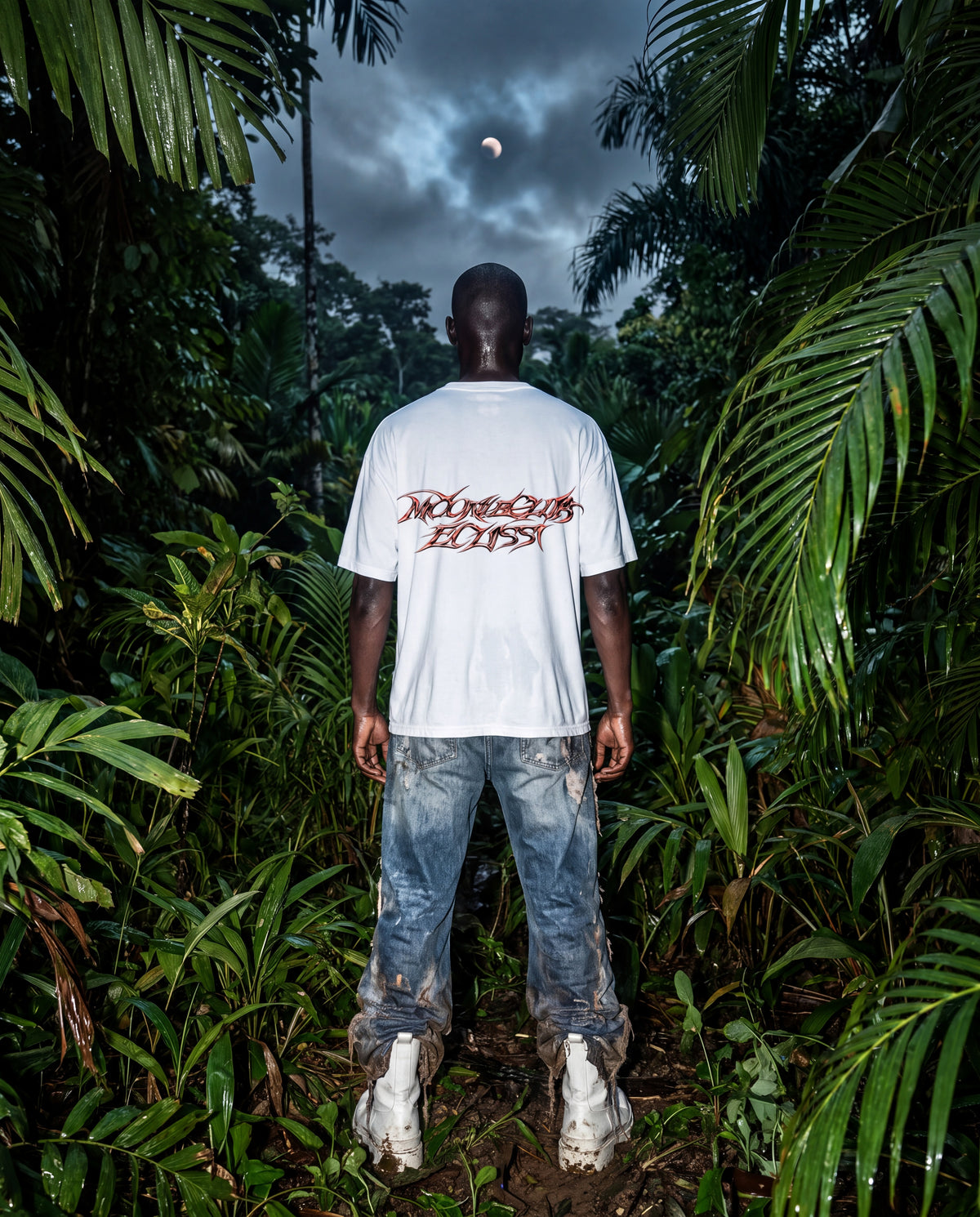 LUNAR ECLISSI 26' GRAPHIC (WHITE TEE)